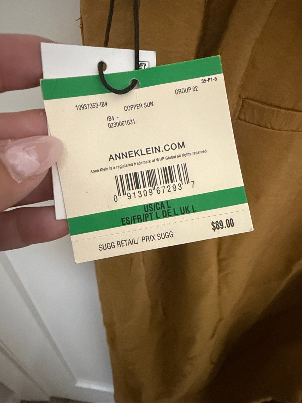 NWT Anne Klein Sleeveless belted vest top and relaxed pants - Picture 5 of 6